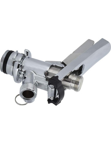 Grifo de Barril Tbest Acoplador de Cerveza Inoxidable 15x14x7cm
