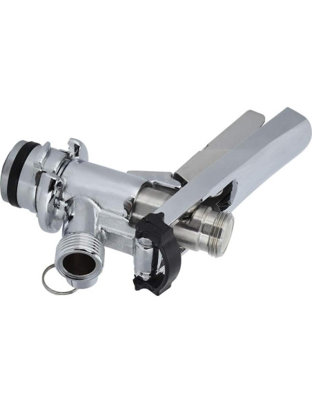 Grifo de Barril Tbest Acoplador de Cerveza Inoxidable 15x14x7cm