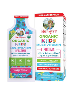 Multivitamina Líquida Orgánica para Niños MaryRuth 14 Porciones
