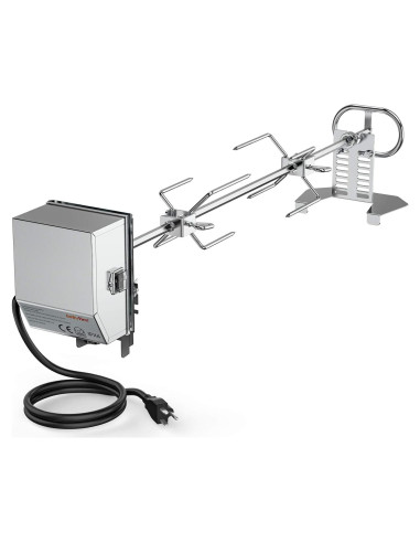 Kit Rotisserie Acero Inoxidable onlyfire 28x0.89cm 110V