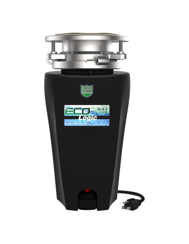 Triturador de Basura Eco Logic 1/2 HP con Montaje de 3 Tornillos
