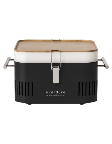 Everdure CUBE Parrilla Portátil de Carbón 7 kg con Tabla