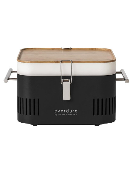 Everdure CUBE Parrilla Portátil de Carbón 7 kg con Tabla
