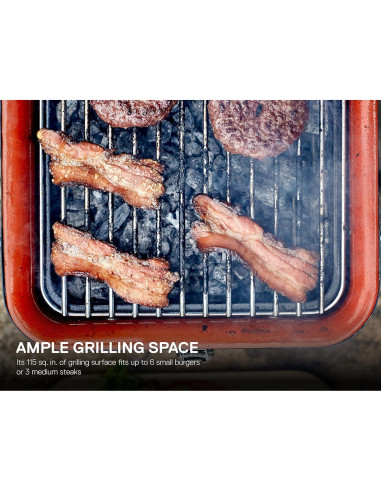 Everdure CUBE Parrilla Portátil de Carbón 7 kg con Tabla