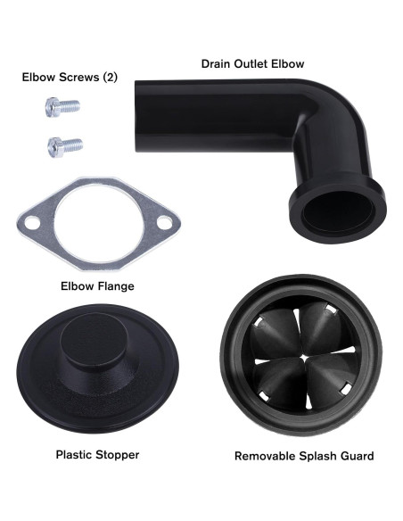 Triturador de Basura Eco Logic 1/2 HP con Montaje de 3 Tornillos