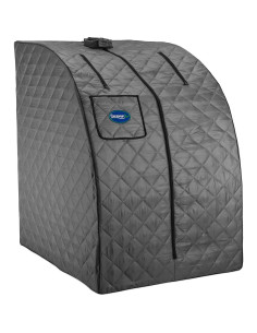 Sauna de vapor portátil Durasage SS03 gris 800W con silla 2