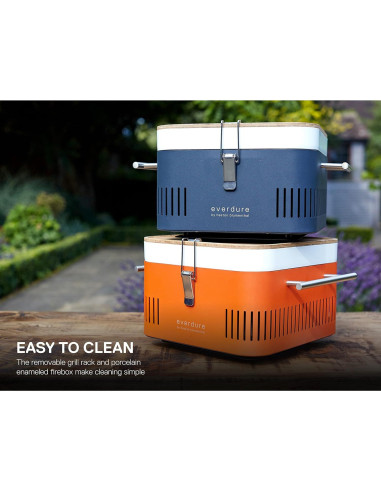 Everdure CUBE Parrilla Portátil de Carbón 7 kg con Tabla
