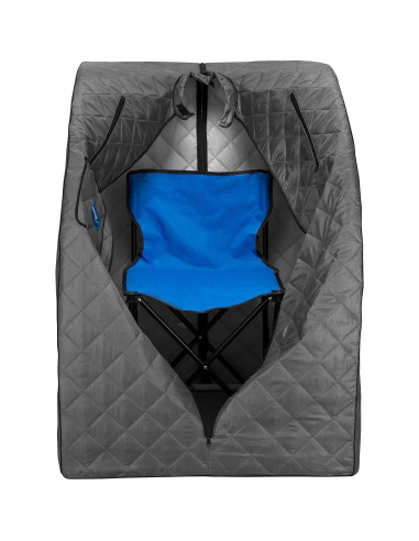 Sauna de vapor portátil Durasage SS03 gris 800W con silla