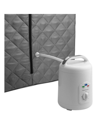 Sauna de vapor portátil Durasage SS03 gris 800W con silla