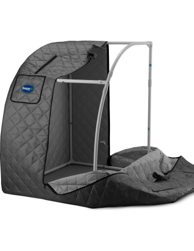 Sauna de vapor portátil Durasage SS03 gris 800W con silla
