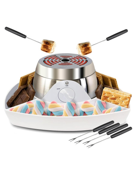 Kit de S'mores Eléctrico LANPRIL 345W Sin Llama 1.51kg