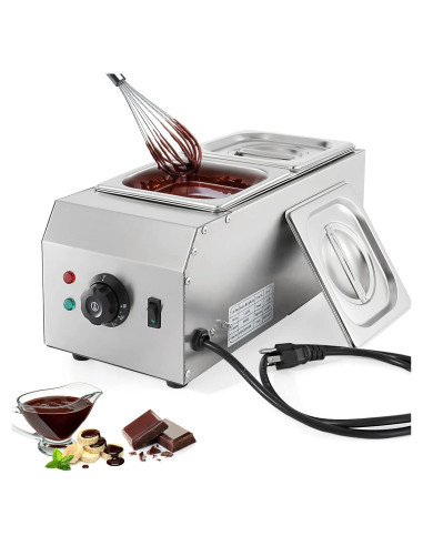 Máquina de Temperado de Chocolate WICHEMI 2 Tanques 4,08 kg