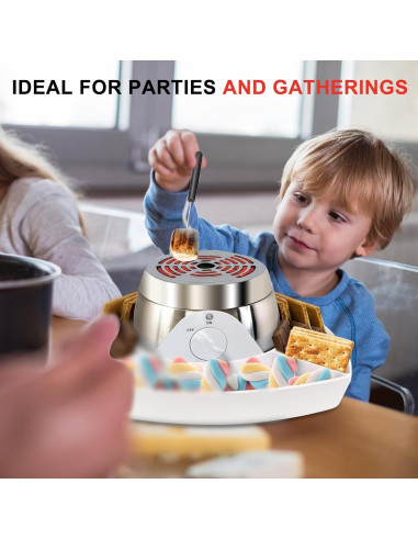 Kit de S'mores Eléctrico LANPRIL 345W Sin Llama 1.51kg