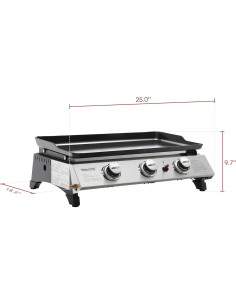 Parrilla de Gas Portátil Royal Gourmet PD1300 3 Quemadores 2