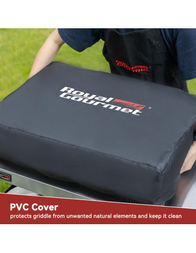 Parrilla de Gas Portátil Royal Gourmet PD1300 3 Quemadores