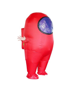 Disfraz Inflable MXoSUM Astronauta Rojo para Adultos