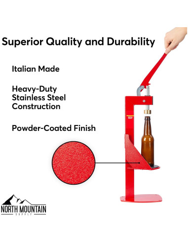 Capper de Botellas North Mountain Supply AMC - Metal 2 Tamaños
