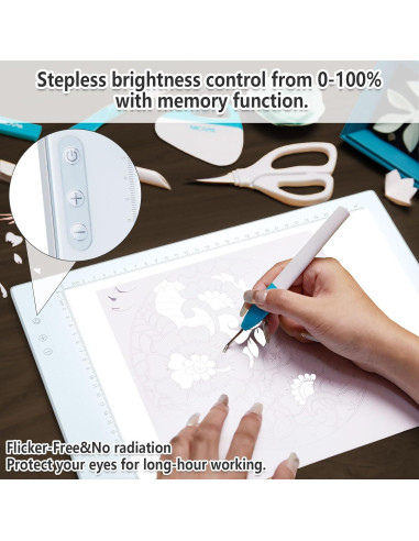 Pad de Luz LED A4 IMAGE Recargable Magnético 6000K