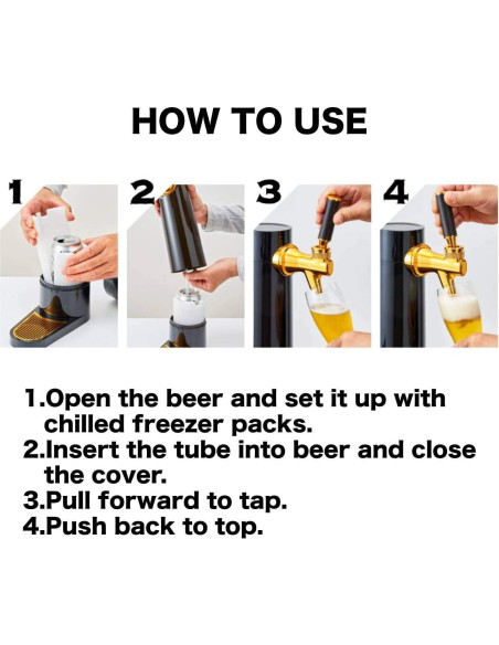 Dispensador de Cerveza Mini Kegerator Green House GH-UBEERO-BK