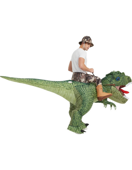 Disfraz Inflable T Rex Deluxe para Adultos - Halloween