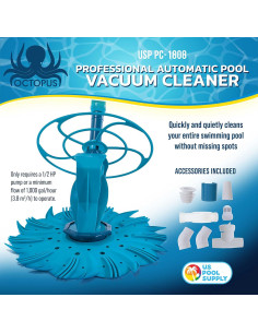 Limpiador Automático de Piscina U.S. Pool Supply USP PC-1808 - 10,06 m 2