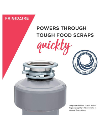 Triturador de Basura Frigidaire 3/4 HP con Cable Inoxidable