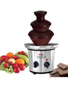 Fuente de Chocolate Total Chef 3 Niveles 680g Acero Inoxidable 2