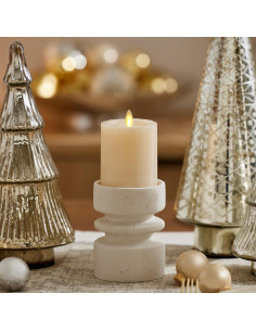 Vela LED Luminara Cisne Blanco 7,62 cm x 11,43 cm 2