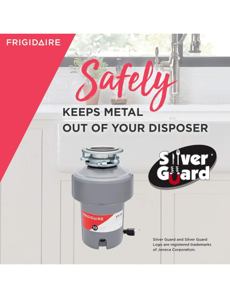 Triturador de Basura Frigidaire 3/4 HP con Cable Inoxidable