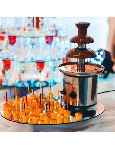 Fuente de Chocolate Total Chef 3 Niveles 680g Acero Inoxidable