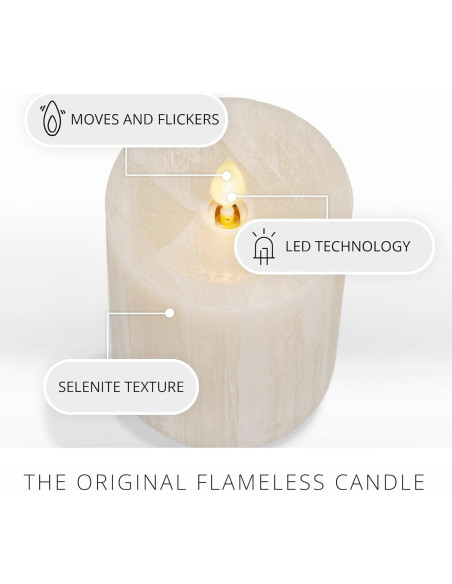 Vela LED Luminara Cisne Blanco 7,62 cm x 11,43 cm