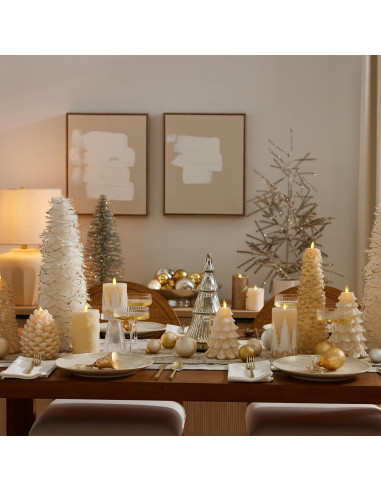 Vela LED Luminara Cisne Blanco 7,62 cm x 11,43 cm