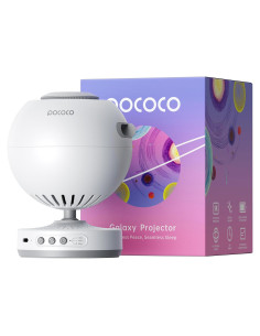 Proyector de Estrellas POCOCO Galaxy Luz Suave 15,7x12cm