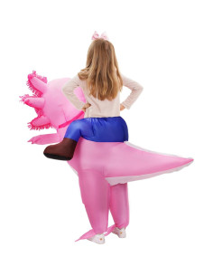 Disfraz Inflable Axolote Stegosaurus para Niños 120-150 cm 2