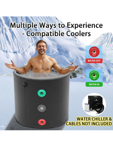 Tina de Inmersión Fría PLUNGE MAGIC XL Portátil 454L