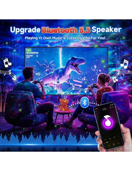 Proyector de Luz Nocturna Dinosaurio TK.CO. WH-E23 316 Modos