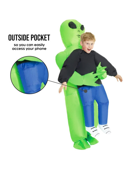 Disfraz Inflable de Alienígena Morph para Niños Disfraz Inflable de Alienígena Morph para Niños