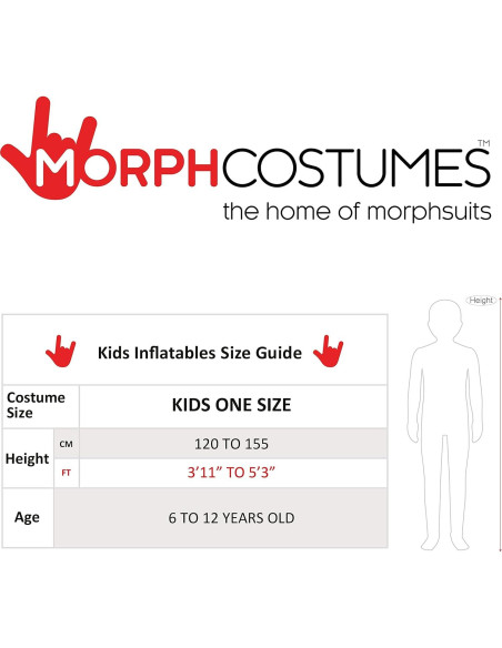 Disfraz Inflable de Alienígena Morph para Niños Disfraz Inflable de Alienígena Morph para Niños