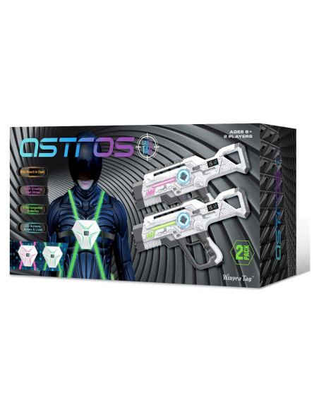 Juego de Laser Tag Recargable WINYEA 2 Jugadores LED