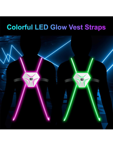 Juego de Laser Tag Recargable WINYEA 2 Jugadores LED