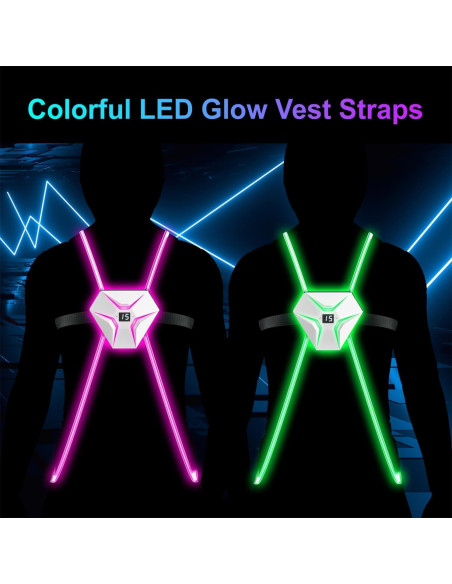 Juego de Laser Tag Recargable WINYEA 2 Jugadores LED