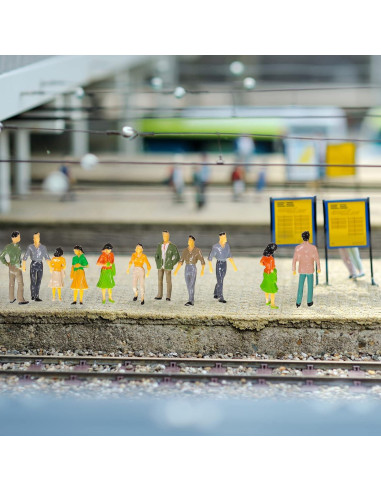 Accesorios de Escenografía Sratte 64 Pcs Miniaturas 1:50