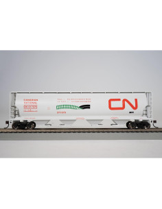 Vagón de Carga Bachmann HO 4 Compartimentos Gris 2