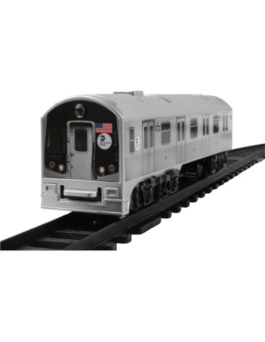 Conjunto de tren a pilas MTA Nueva York 3 piezas con vía 99x63.5cm