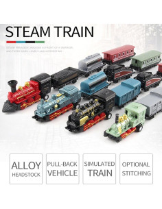 Mini Tren Juguete JUGUETES CORPER 16 Piezas Retroceso 2