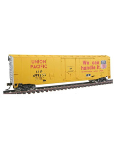 Vagón de Carga HO Walthers Union Pacific 50' Ruedas de Metal