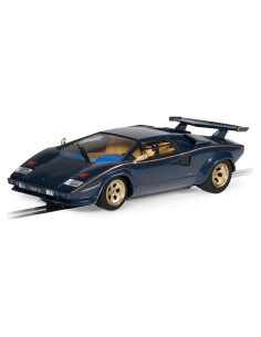 Scalextric Lamborghini Countach 1:32 Coche Slot Azul/Dorado