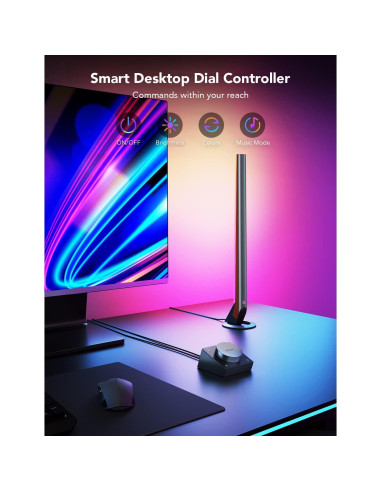 Barras de Luz Gaming Govee H6047 RGBIC con Controlador