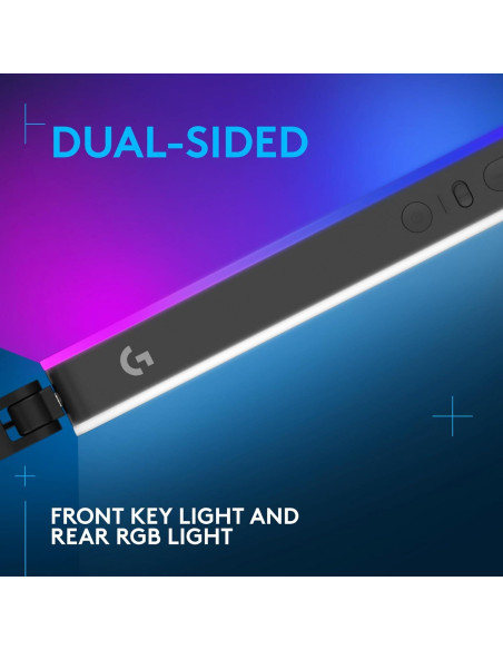 Logitech G Litra Beam LX Luz LED RGB Doble Cara para Streaming