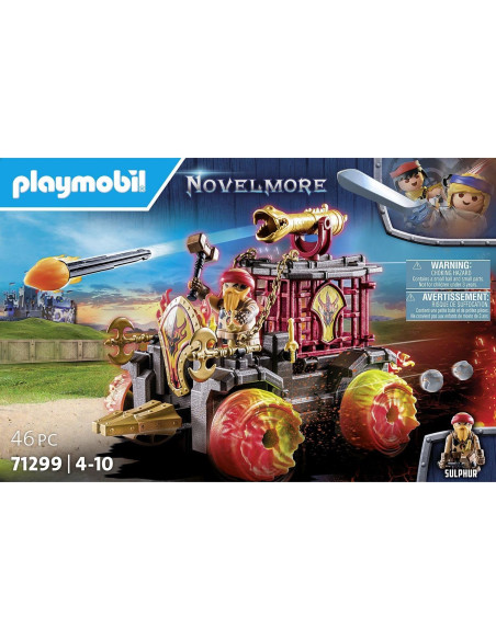 Carro de Asalto Playmobil Raiders de Burnham 28x12x19cm
